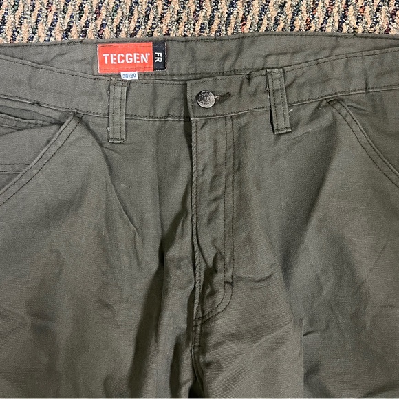 NWOT TECGEN PNTB1SD FR
Dungaree, Olive, Size 38x30 - Picture 5 of 14